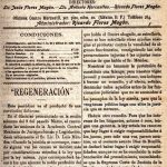 7 de agosto. Aparece el periódico Regeneración.